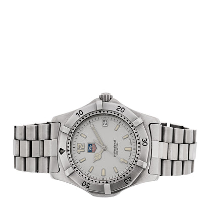 Tag Heuer Stainless Steel 38mm Professional Quartz Watch Silver WK1112 2 of 5