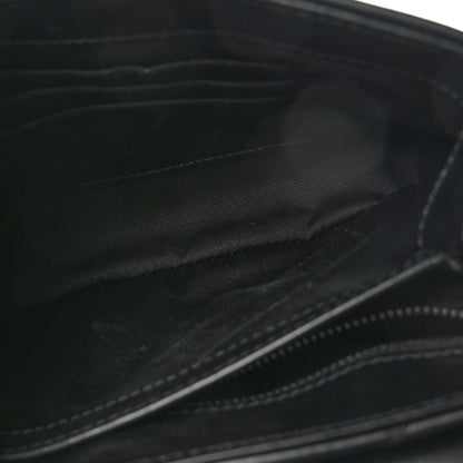 Saint Laurent Calfskin Y Quilted Monogram Monochrome Toy Loulou Crossbody Bag Black 5 of 10
