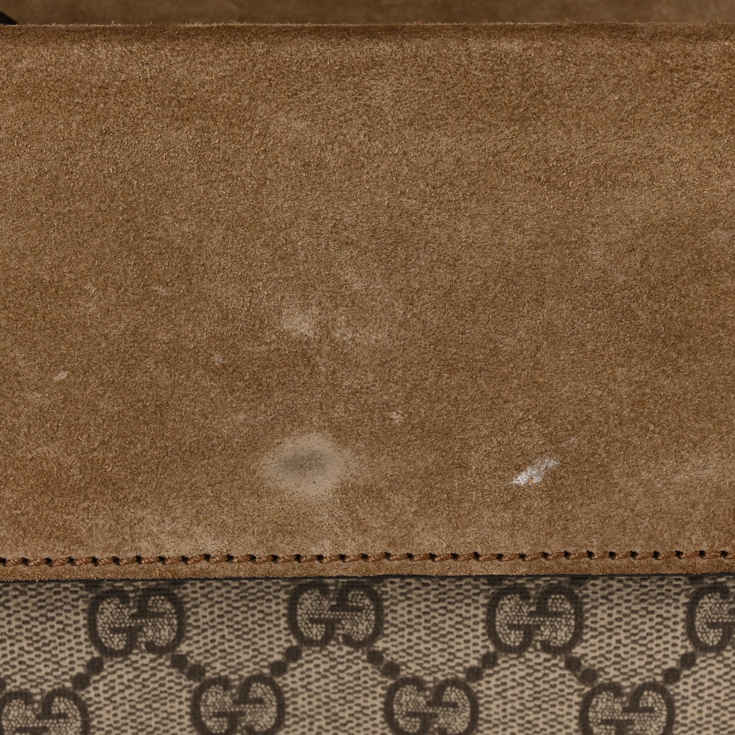 GG Supreme Monogram Small Dionysus Shoulder Bag Taupe