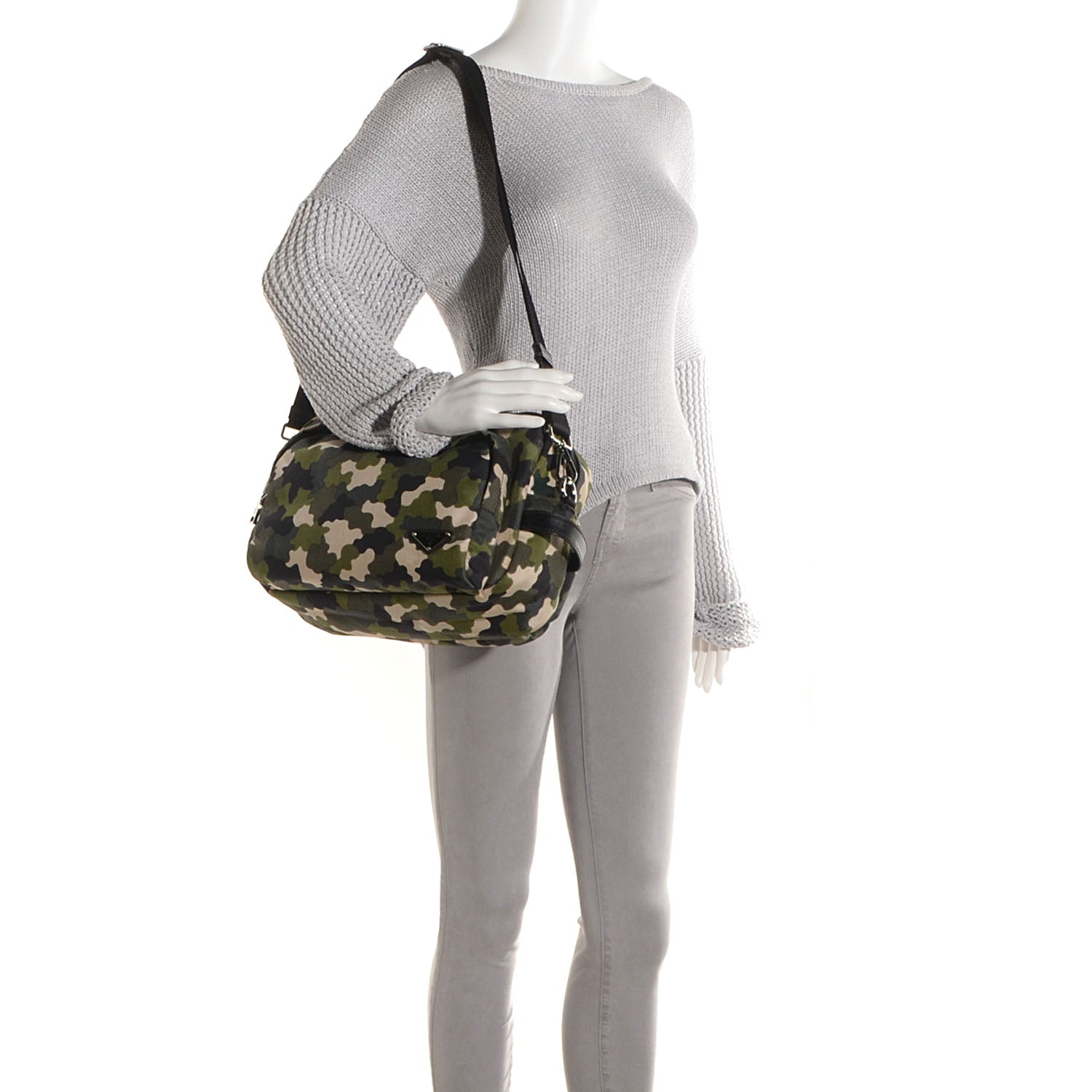 Prada Cordura Camouflage Print Bag 3 of 10