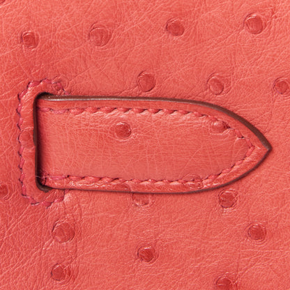 Hermes Ostrich Birkin 30 Bougainvillea 12 of 30
