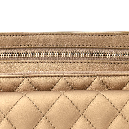 Chanel Metallic Calfskin Quilted Waist Bag Gold 9 of 12