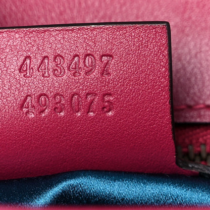 Gucci Velvet Matelasse Small GG Marmont Shoulder Bag Light Raspberry Rose 7 of 20