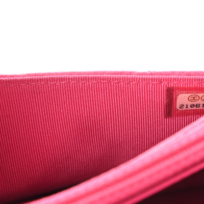 Chanel Caviar Quilted Wallet on Chain WOC Pink 9 of 12