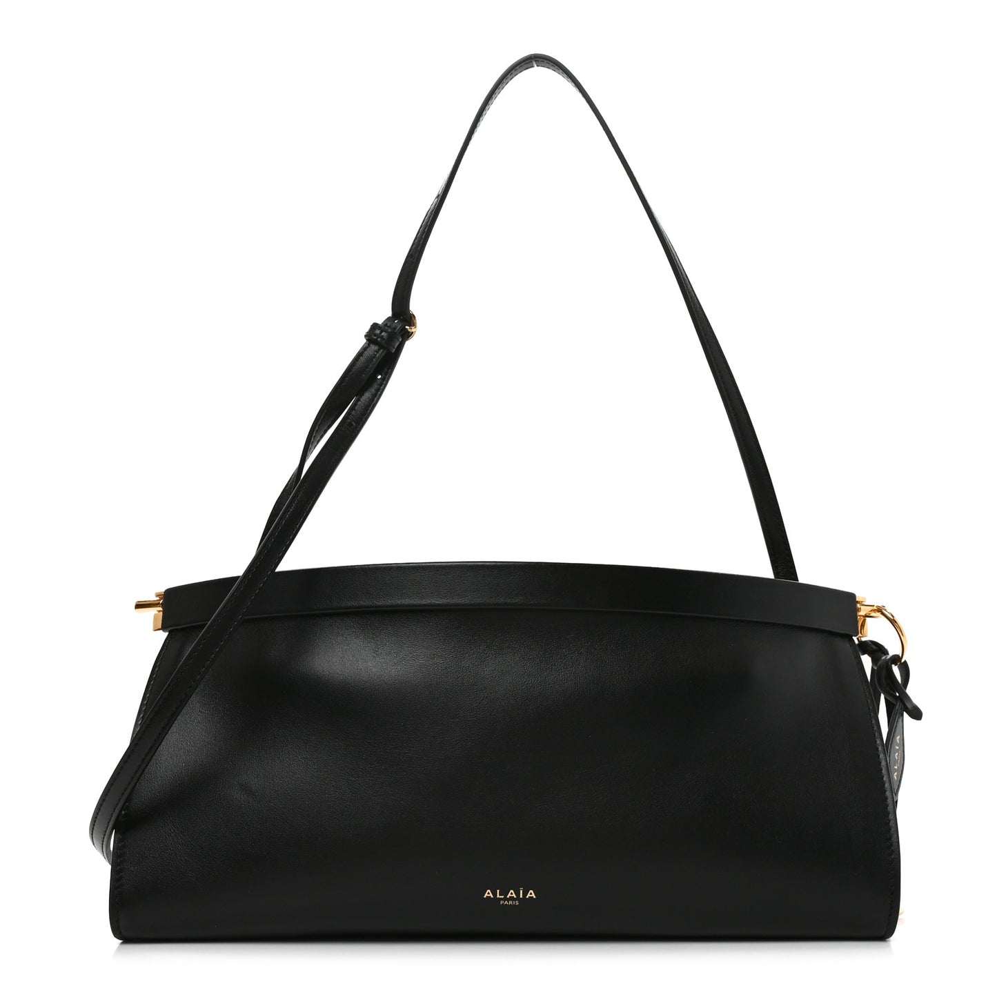 Calfskin Le Click East West Bag Black
