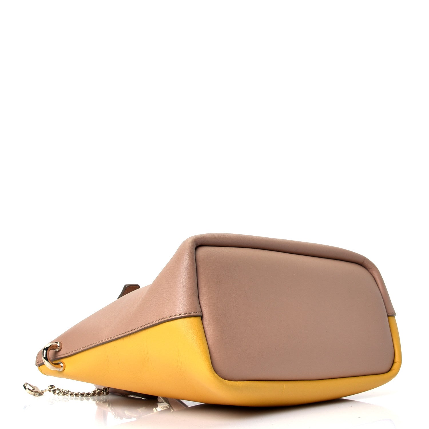 Chloe Smooth Calfskin Small Baylee Tote Desert Island Sunray 3 of 4