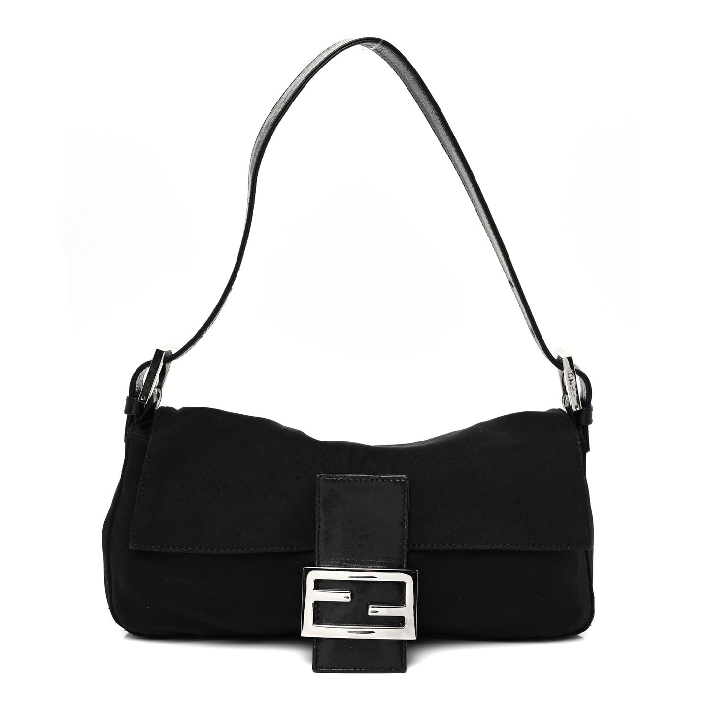 Nylon Baguette Bag Black