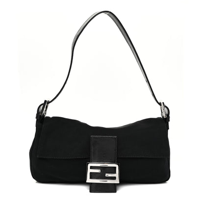 Fendi Nylon Baguette Bag Black 1 of 14