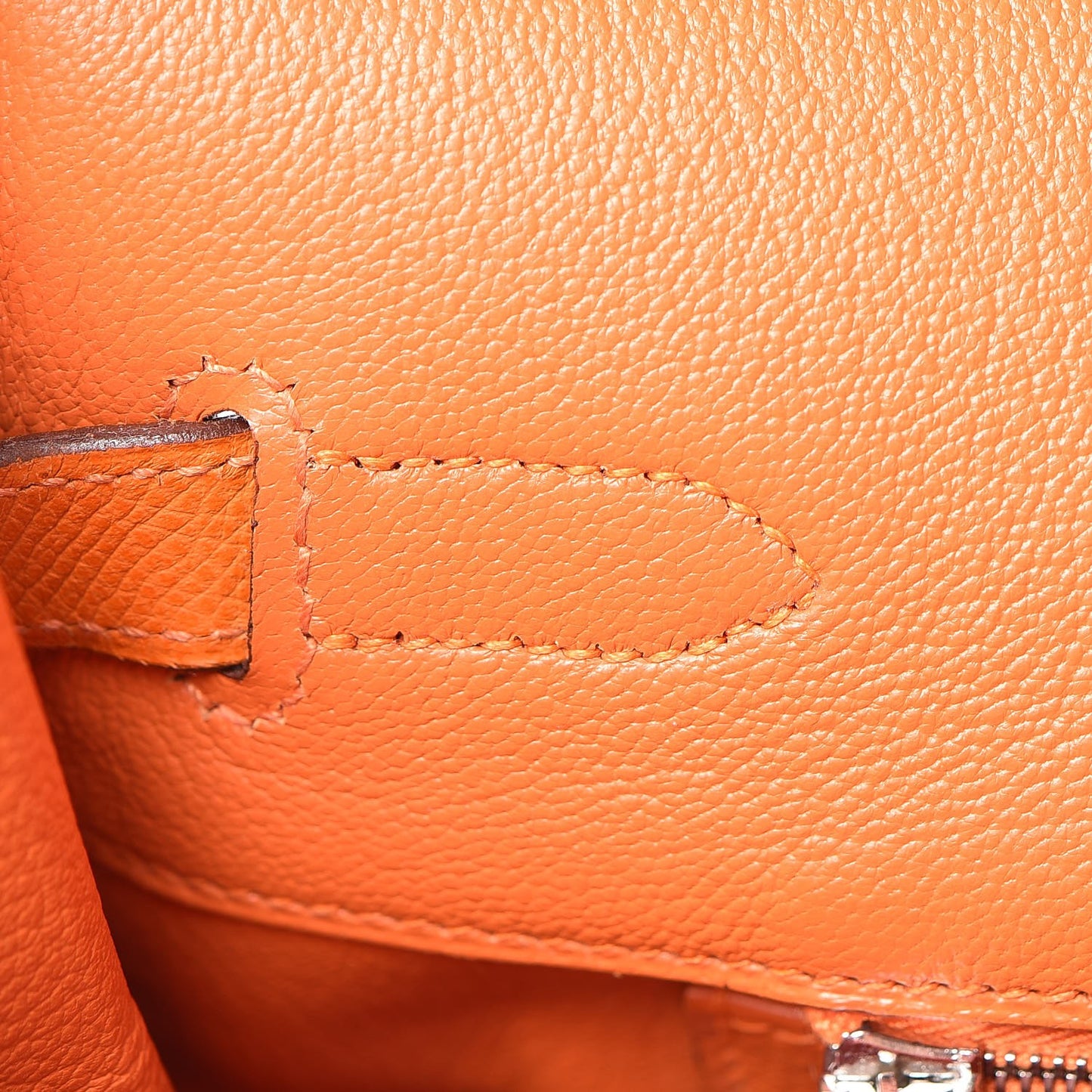 Epsom Birkin 35 Orange