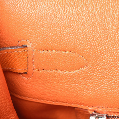 Hermes Epsom Birkin 35 Orange 20 of 49