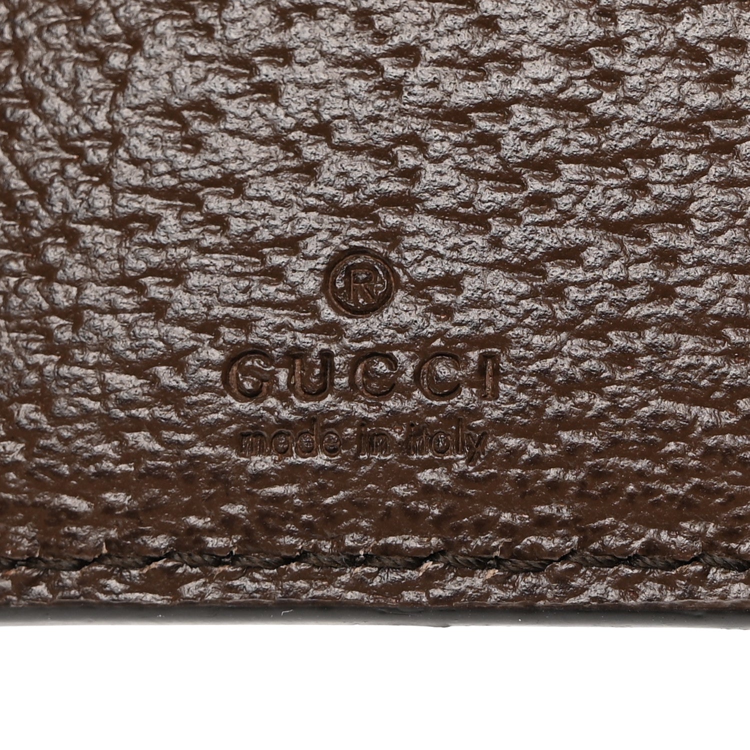Gucci GG Supreme Monogram Web Ophidia Compact Wallet Beige New Acero 6 of 7