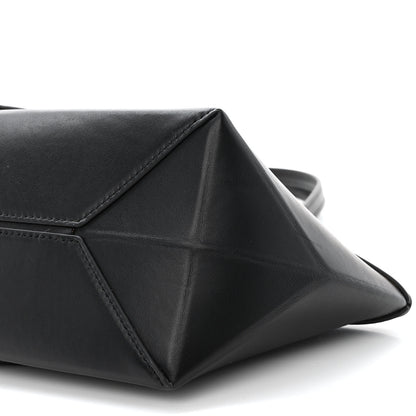 Loewe Shiny Calfskin Mini Cropped Puzzle Fold Tote Black 10 of 10