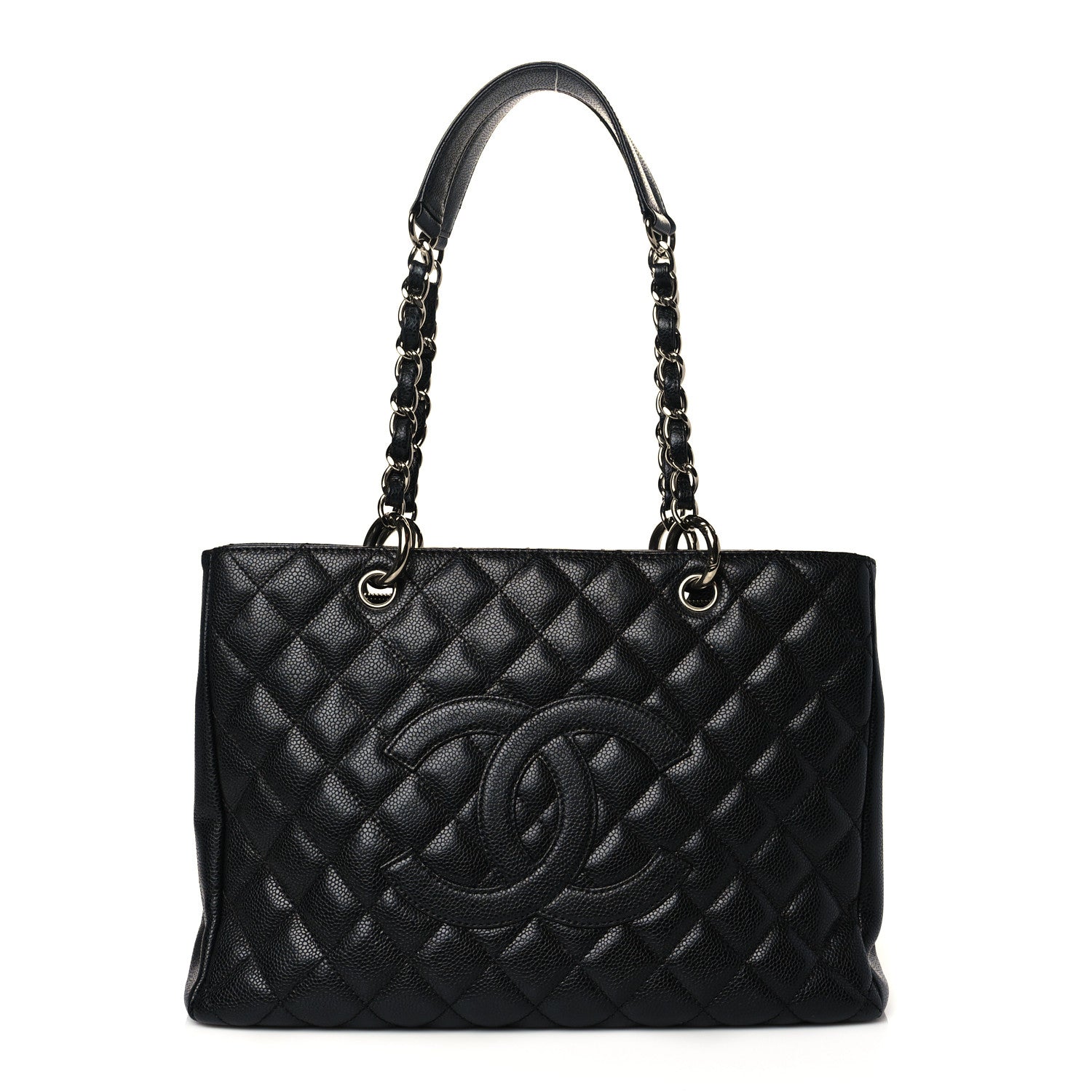 Chanel Caviar Quilted Grand Shopping Tote GST Black 1 of 10