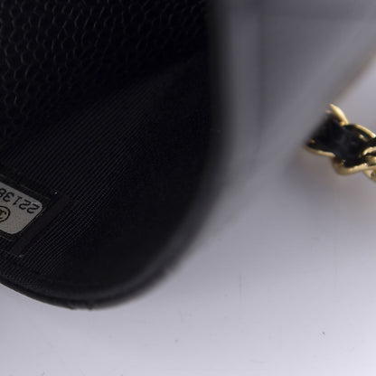Chanel Caviar Quilted Wallet On Chain WOC Black 7 of 10