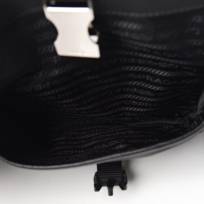 Prada Tessuto Nylon Saffiano Marsupio Triple Pocket Belt Bag Black 8 of 12