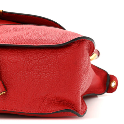 Chloe Calfskin Medium Marcie Satchel Red 10 of 10