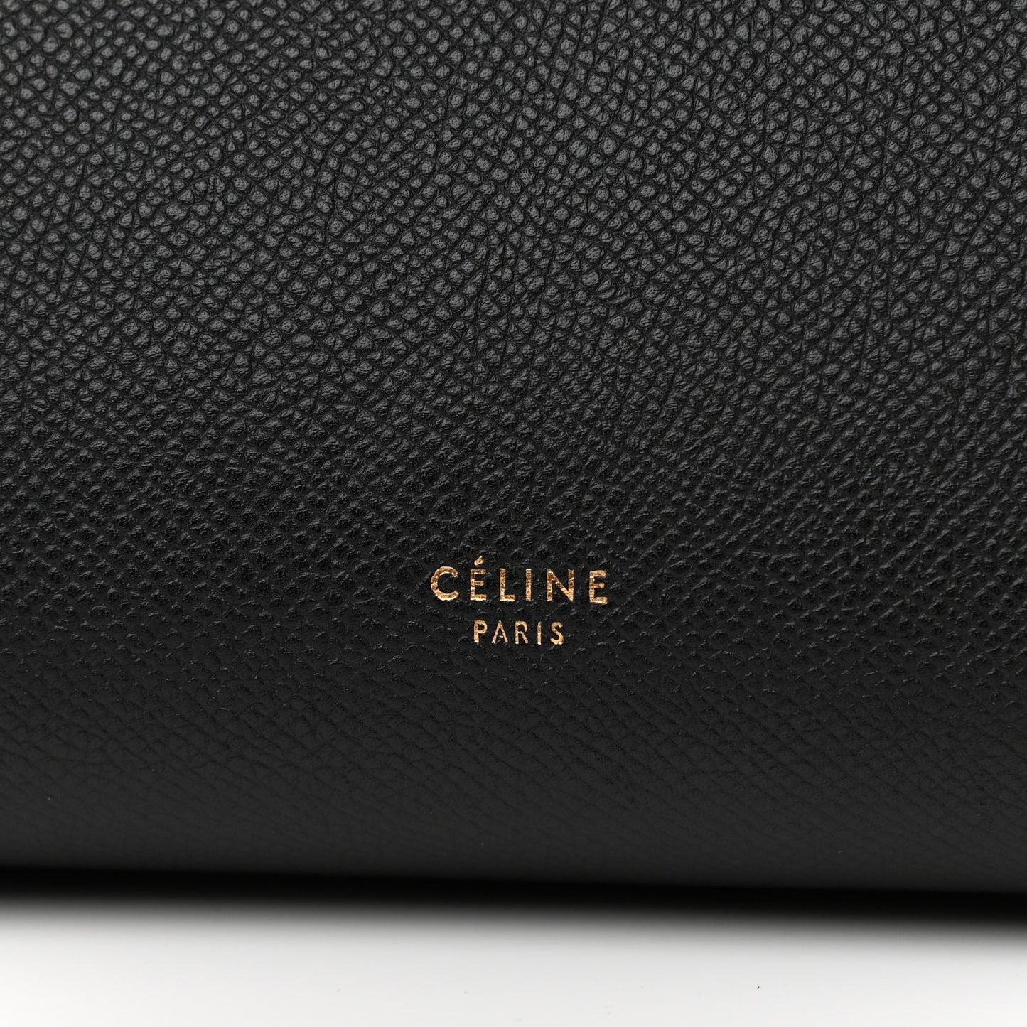 Grained Calfskin Mini Belt Bag Black