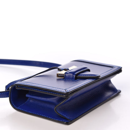 Loewe Calfskin Small Barcelona Shoulder Bag Royal Blue 3 of 8