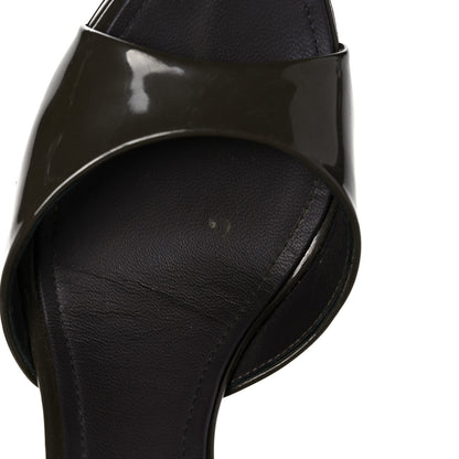 Chanel Patent CC Pumps 37 Green 9 of 13