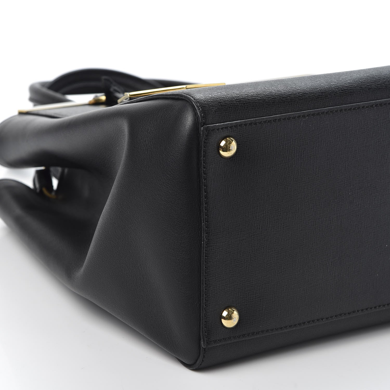 Fendi Vitello Elite Regular 2Jours Tote Black 5 of 8