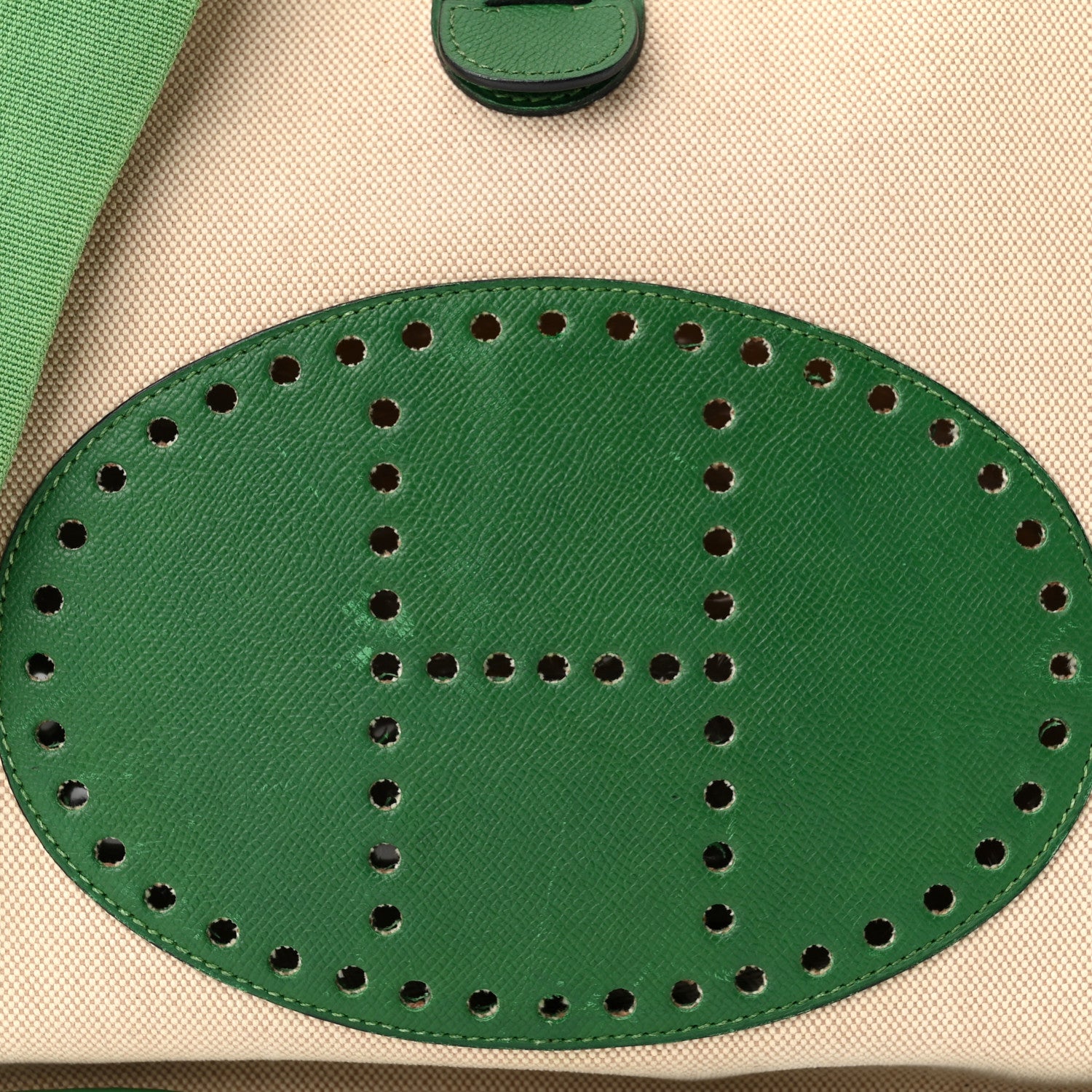 Hermes Courchevel Toile Evelyne GM Vert Bengale 8 of 15