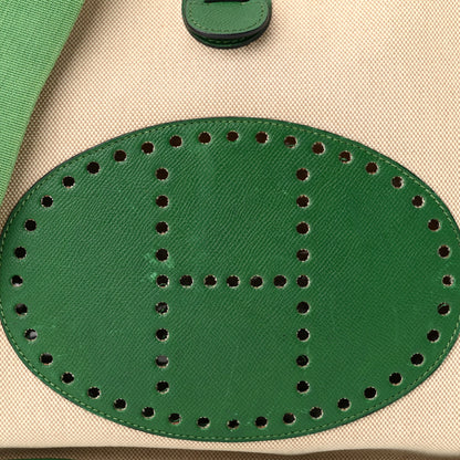 Hermes Courchevel Toile Evelyne GM Vert Bengale 8 of 15