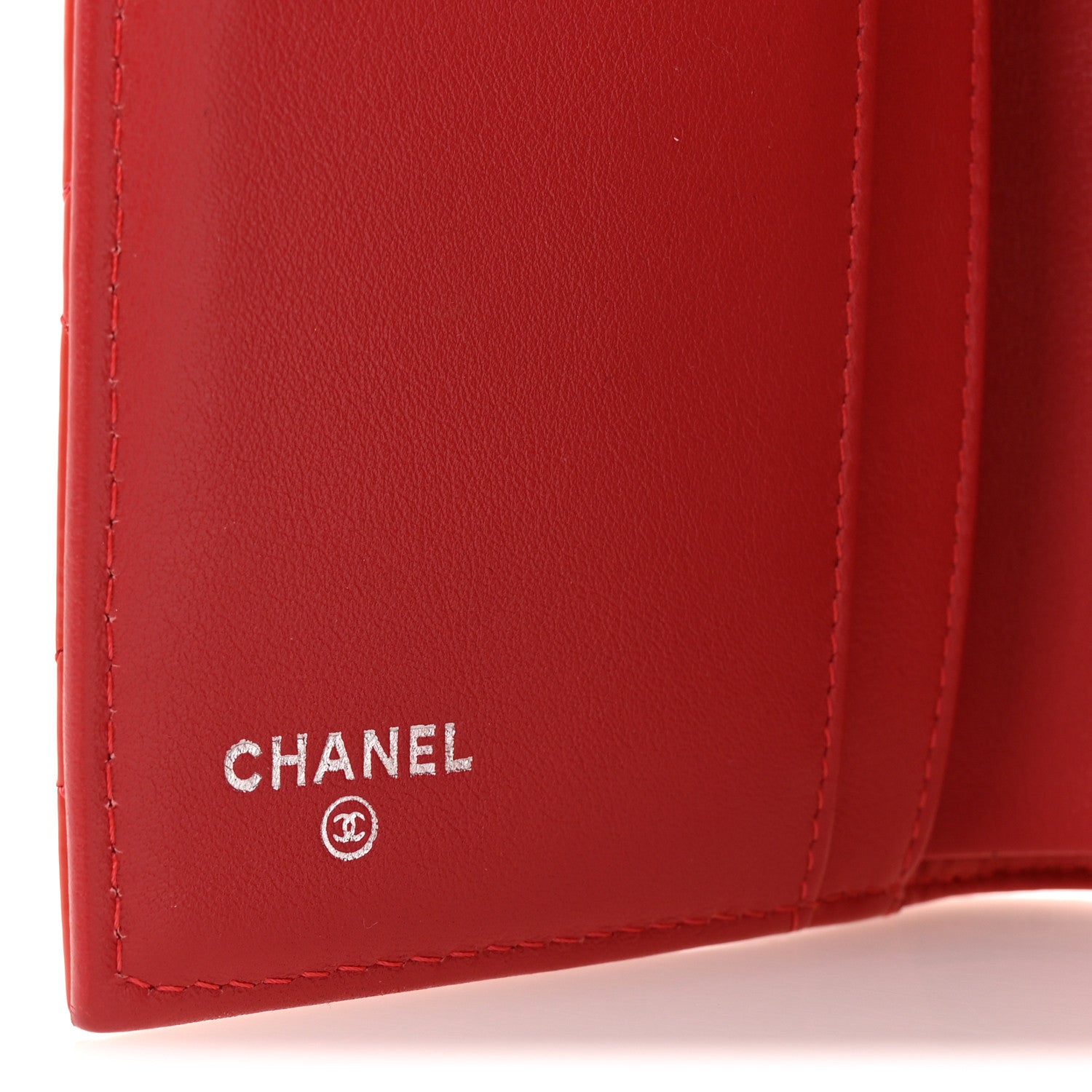 Chanel Patent Quilted Large Flap Wallet Dark Pink 6 of 9