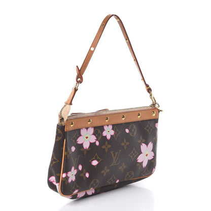 Louis Vuitton Monogram Cherry Blossom Pochette Accessories Brown 3 of 9