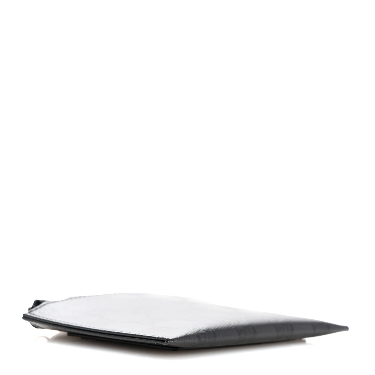Crystal Monogram Card Holder Black