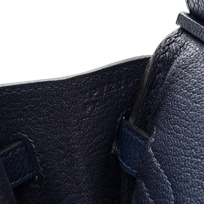 Hermes Togo Birkin 25 Bleu Nuit 7 of 11