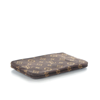Louis Vuitton Mini Lin Key Pouch Ebene 4 of 7
