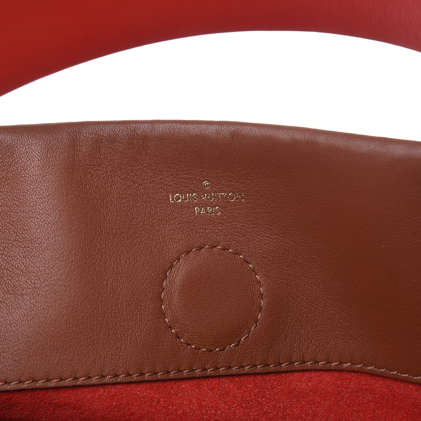 Monogram Tuileries Besace Caramel Rouge