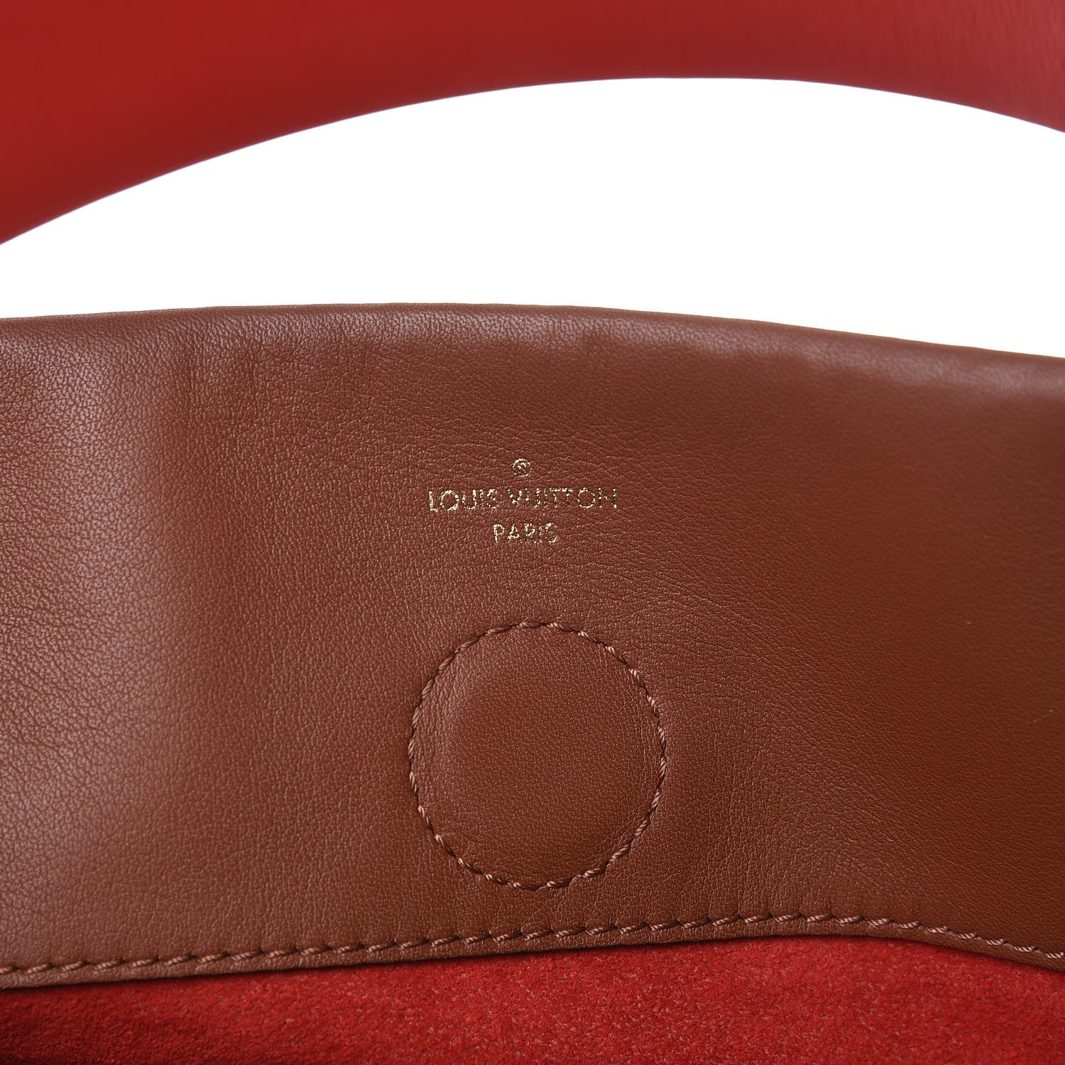 Louis Vuitton Monogram Tuileries Besace Caramel Rouge 8 of 12