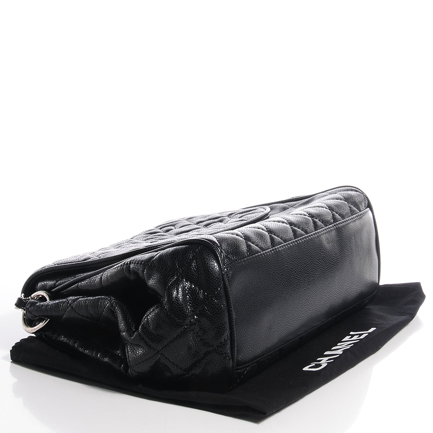 Chanel Caviar Quilted Timeless Accordion Flap Black 4 of 7