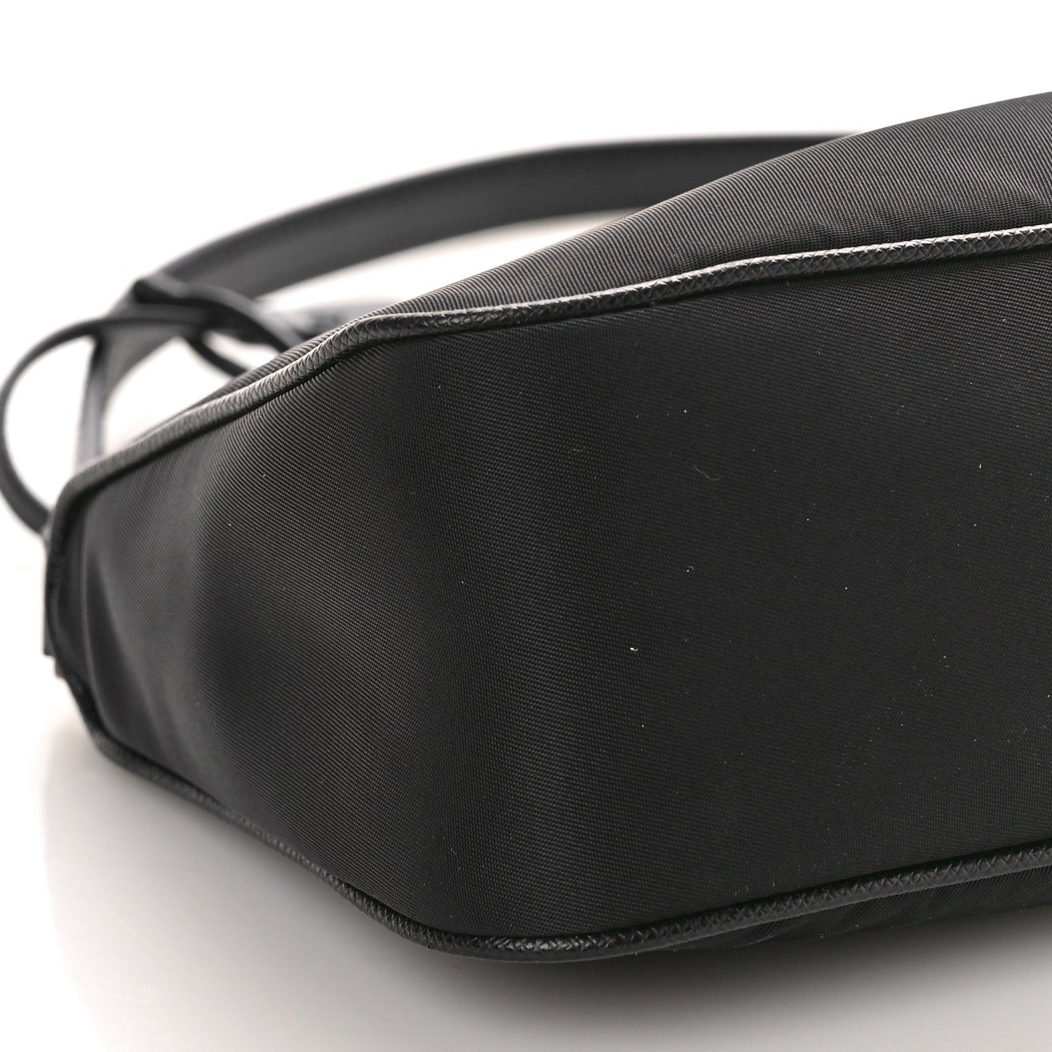 Prada Nylon Saffiano Mini Re-Edition 2005 Bag Black 9 of 10