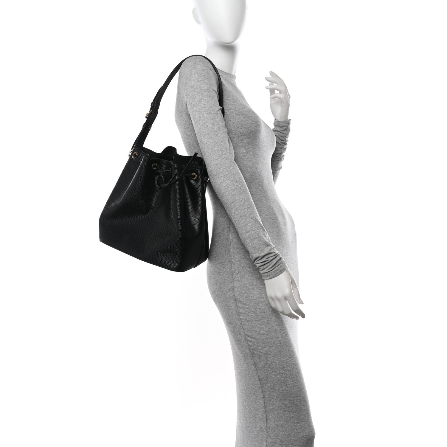 Louis Vuitton Epi Petit Noe Black 2 of 9