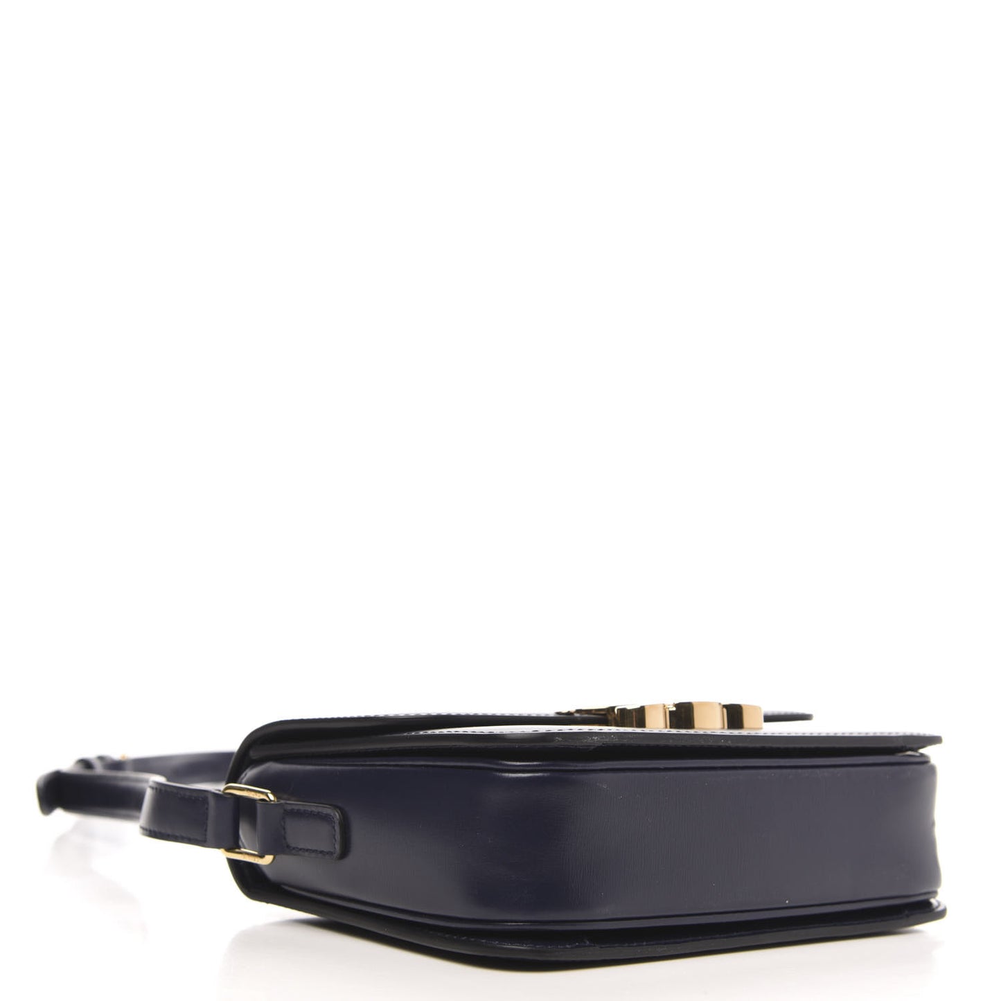 Shiny Calfskin Teen Triomphe Dark Blue