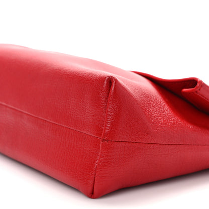 Mulberry Shiny Goat Clemmie Clutch Red 9 of 10