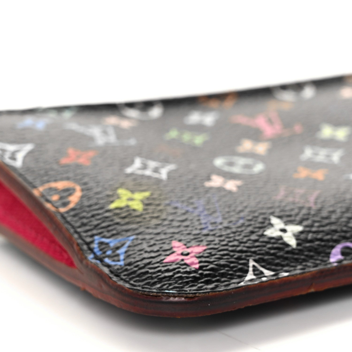 Louis Vuitton Monogram Multicolor Key Pouch Black Grenade 8 of 9