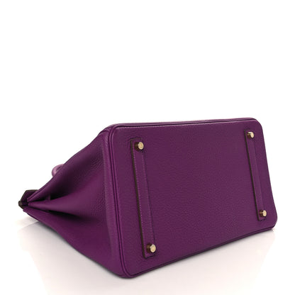 Hermes Togo Birkin 35 Anemone 4 of 11