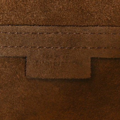 Loewe Shiny Calfskin Mini Puzzle Fold Tote Warm Desert 6 of 11