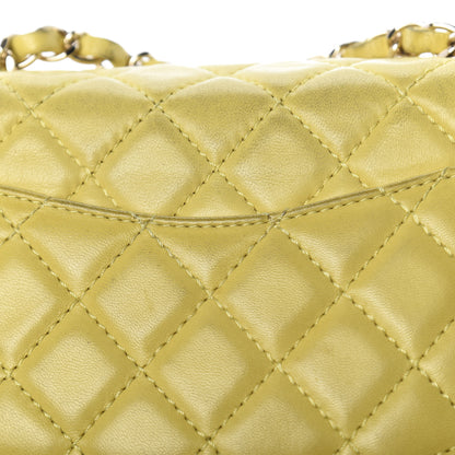 Chanel Lambskin Quilted Mini Square Flap Yellow 15 of 19