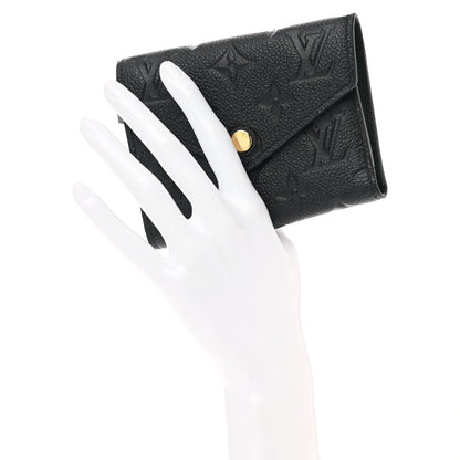 Louis Vuitton Empreinte Victorine Wallet Black 2 of 7