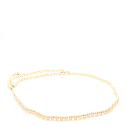 Chanel Pearl CC Double Strand Belt Gold 2 of 4