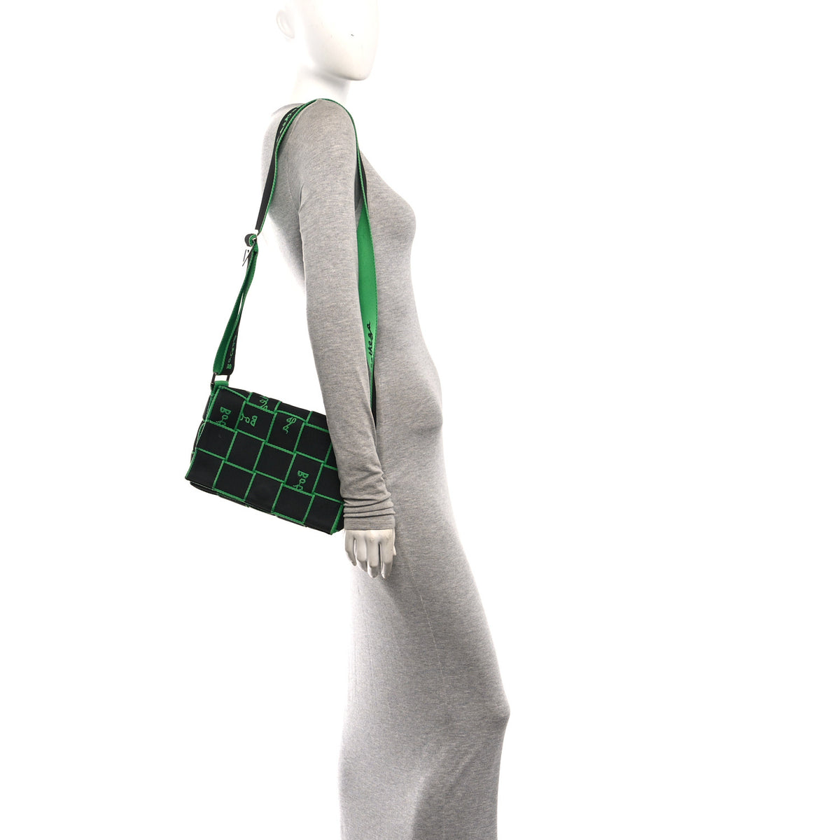 Webbing Maxi Intrecciato Cassette Crossbody Bag Parakeet