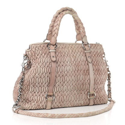 Miu Miu Nappa Matelasse Lux Tote Fragola 3 of 15