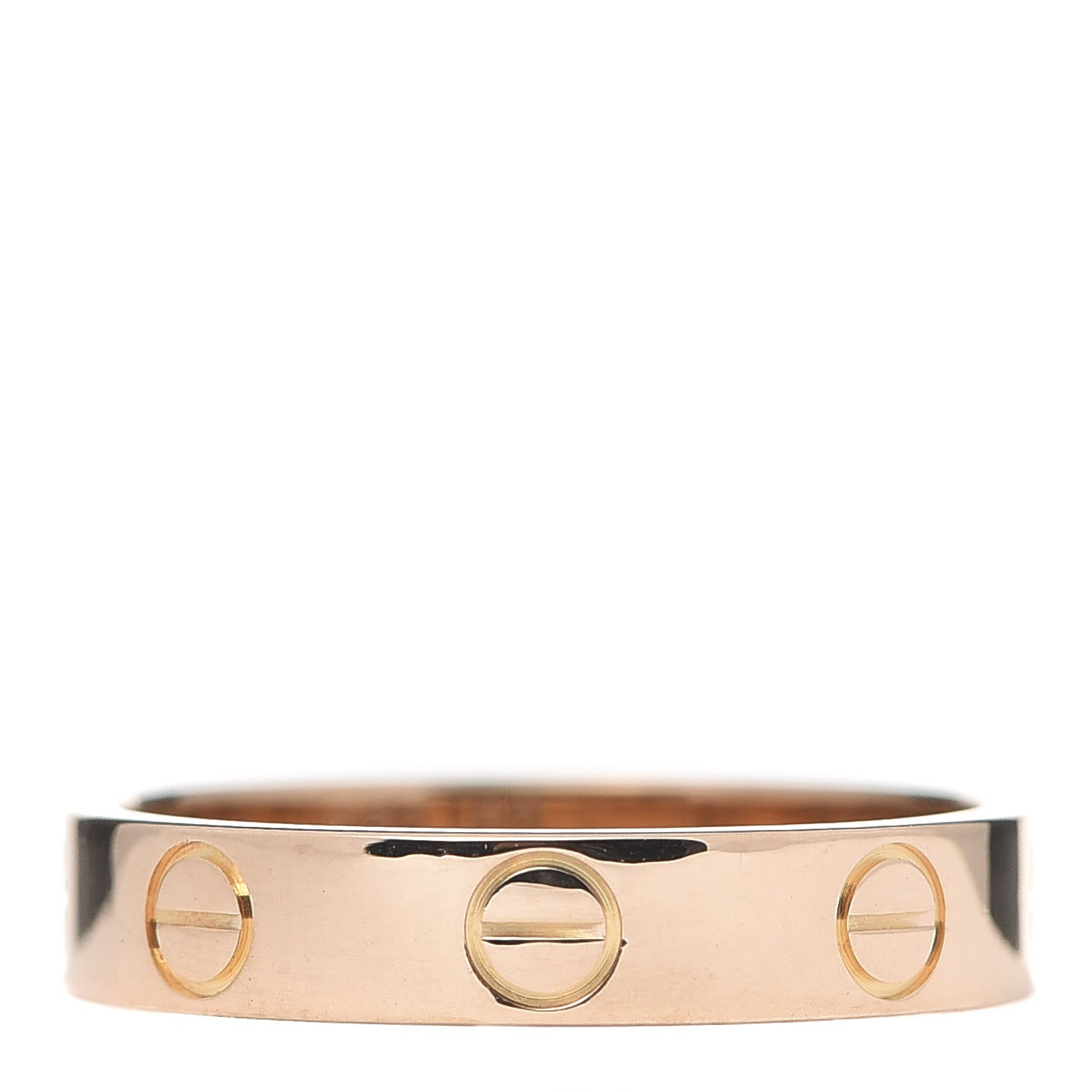 Cartier 18K Pink Gold 3.5mm LOVE Wedding Band Ring 50 5.25 1 of 4