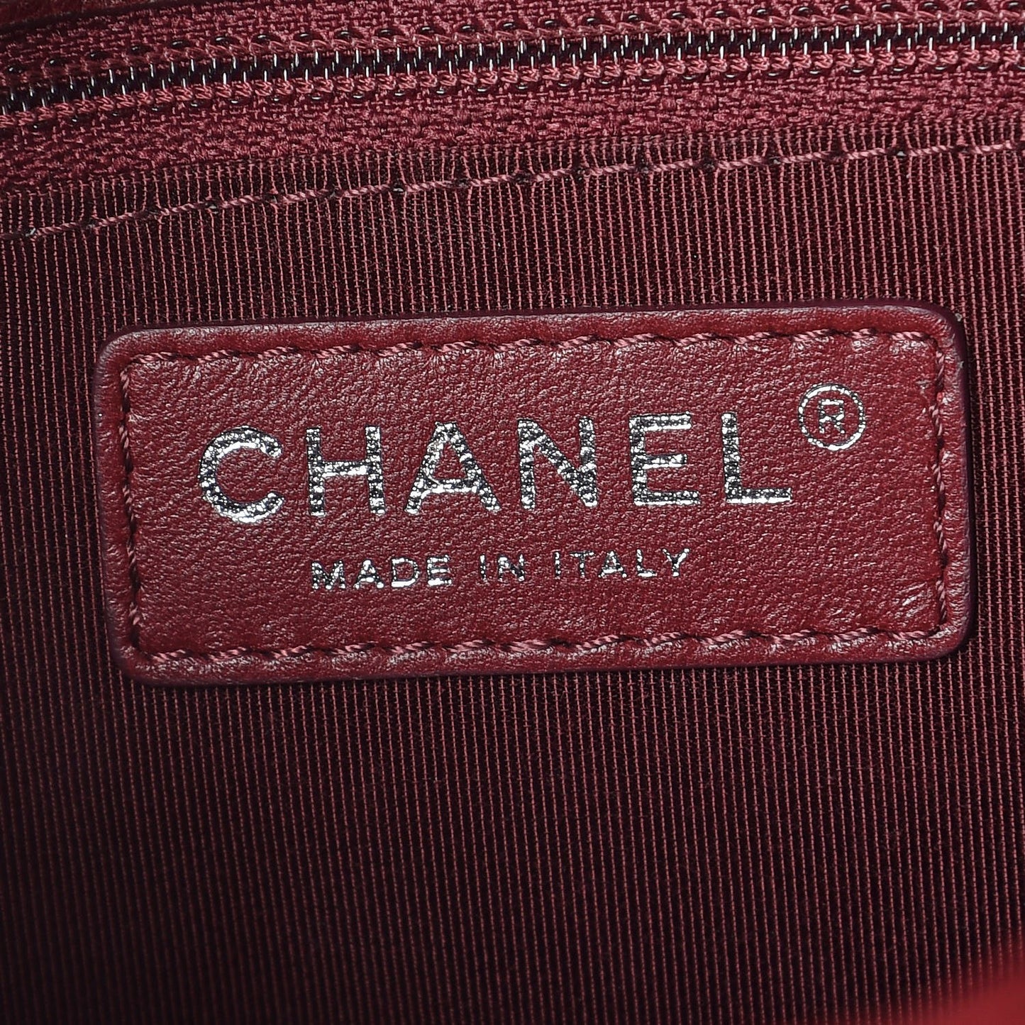 Caviar Quilted Medium Rock In Rome Single Flap Burgundy