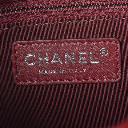 Chanel Caviar Quilted Medium Rock In Rome Single Flap Burgundy 6 of 9