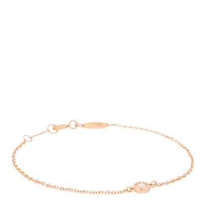 Tiffany 18K Rose Gold Diamond .08ct Elsa Peretti Diamonds by the Yard Bracelet 1 of 3